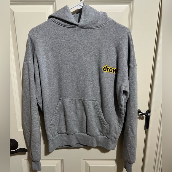 Drew House Secret Long Hoodie - Heather Grey